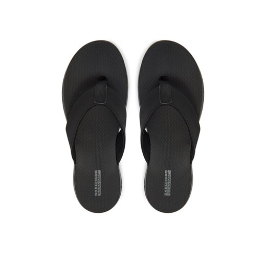 Skechers Japonki On-The-Go 600-Vacay 140702/BBK Czarny ze sklepu MODIVO w kategorii Klapki damskie - zdjęcie 182680248