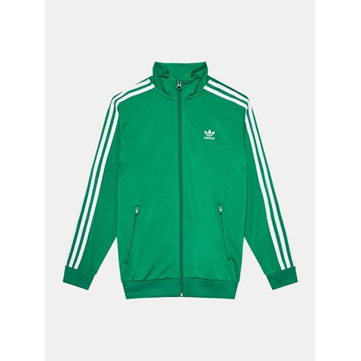 adidas Bluza Firebird IY9801 Zielony Regular Fit ze sklepu MODIVO w kategorii Bluzy chłopięce - zdjęcie 182680269