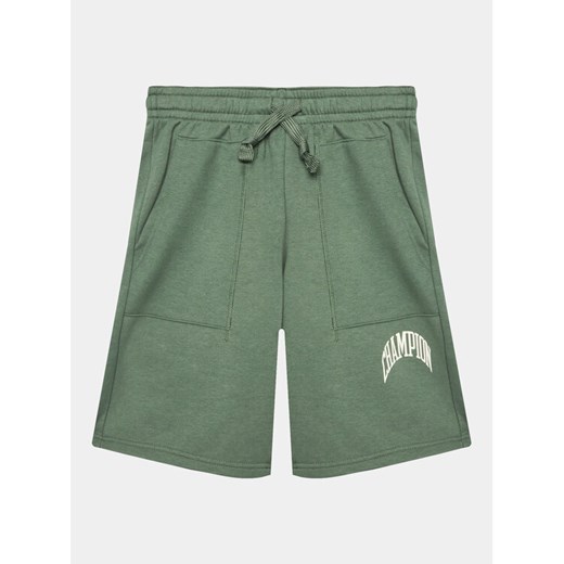 Champion Szorty sportowe 306361 Zielony Regular Fit ze sklepu MODIVO w kategorii Spodenki chłopięce - zdjęcie 182680315