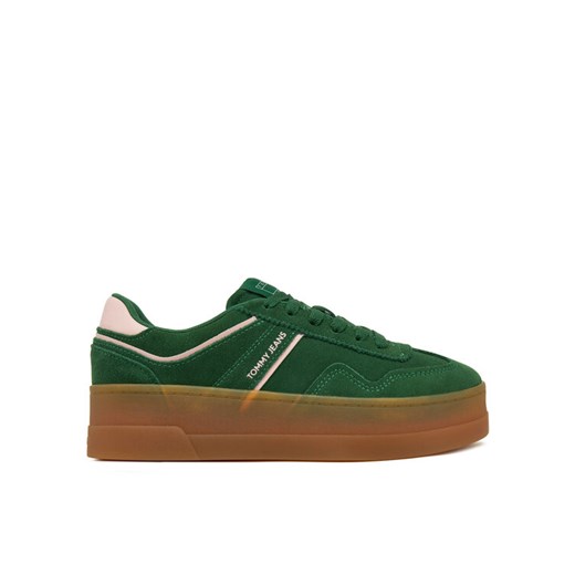 Tommy Jeans Sneakersy EN0EN02734 Zielony ze sklepu MODIVO w kategorii Buty sportowe damskie - zdjęcie 182680365