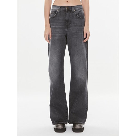 Pinko Jeansy Wanda 101733 A13Z Szary Wide Leg ze sklepu MODIVO w kategorii Jeansy damskie - zdjęcie 182680367