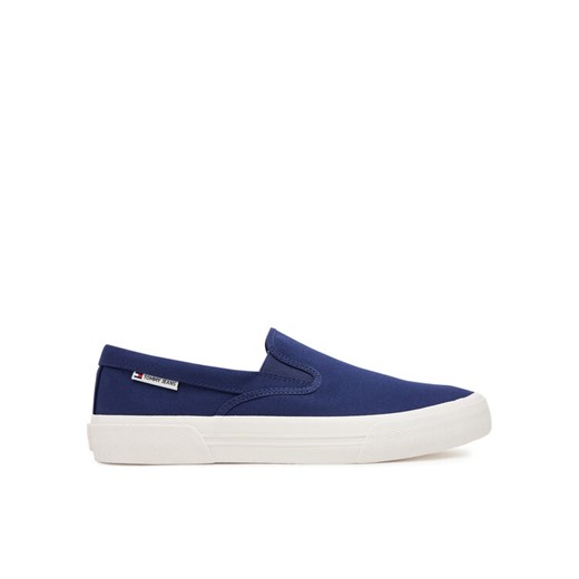 Tommy Jeans Tenisówki Slip On Canvas Color EM0EM01544 Granatowy ze sklepu MODIVO w kategorii Trampki męskie - zdjęcie 182680428