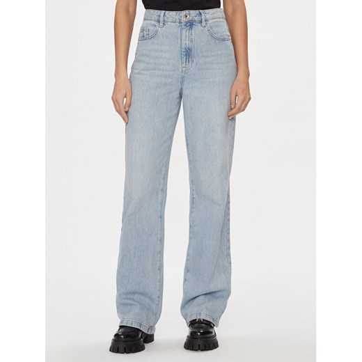 Patrizia Pepe Jeansy 8P0487/D070-CA05 Niebieski Wide Fit ze sklepu MODIVO w kategorii Jeansy damskie - zdjęcie 182680445