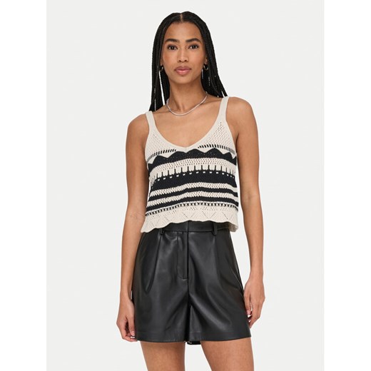 ONLY Top Merida 15344404 Czarny Regular Fit ze sklepu MODIVO w kategorii Bluzki damskie - zdjęcie 182680547
