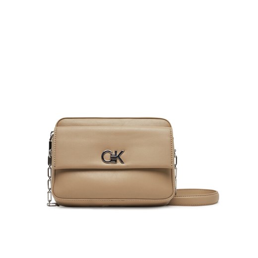 Calvin Klein Torebka Ck Pocket Camera Bag K60K613089 Brązowy ze sklepu MODIVO w kategorii Listonoszki - zdjęcie 182680589