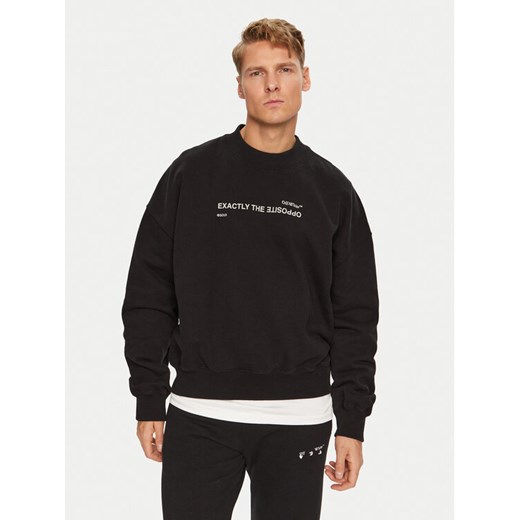 Off-White Bluza OMBA067S23FLE0021032 Czarny Regular Fit ze sklepu MODIVO w kategorii Bluzy męskie - zdjęcie 182680629