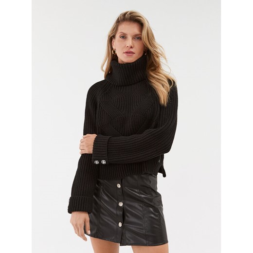 Guess Golf W3BR44 Z3962 Czarny Regular Fit ze sklepu MODIVO w kategorii Swetry damskie - zdjęcie 182680638