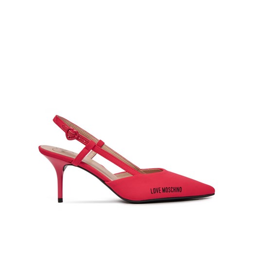 LOVE MOSCHINO Sandały JA10627G1MIMX500 Czerwony ze sklepu MODIVO w kategorii Sandały damskie - zdjęcie 182680648