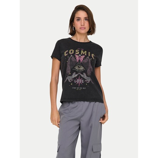 ONLY T-Shirt Lucy 15336965 Czarny Regular Fit ze sklepu MODIVO w kategorii Bluzki damskie - zdjęcie 182680708