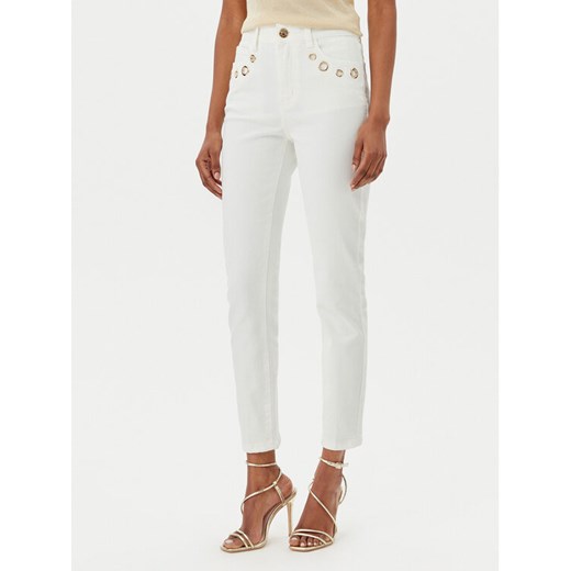 ARTIGLI Jeansy ADDE002564 058 Biały Slim Fit ze sklepu MODIVO w kategorii Jeansy damskie - zdjęcie 182680725