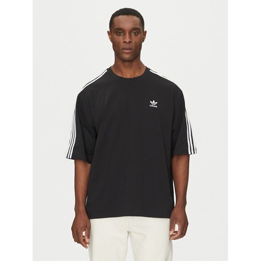 adidas T-Shirt adicolor IZ1832 Czarny Oversize ze sklepu MODIVO w kategorii T-shirty męskie - zdjęcie 182680755