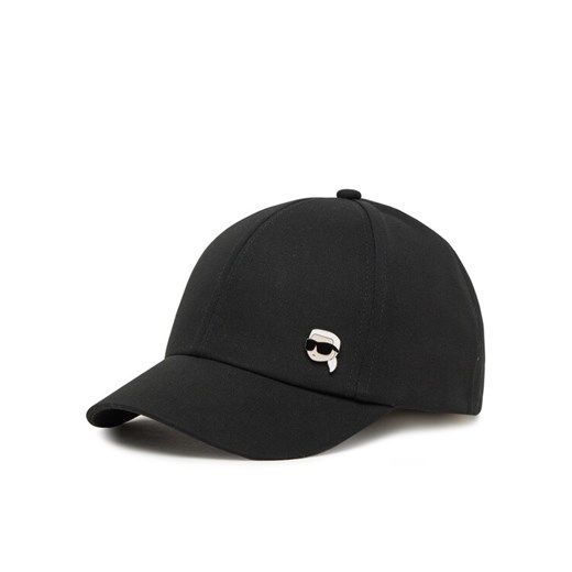 KARL LAGERFELD Czapka z daszkiem A2W33061 Czarny ze sklepu MODIVO w kategorii Czapki z daszkiem damskie - zdjęcie 182680798