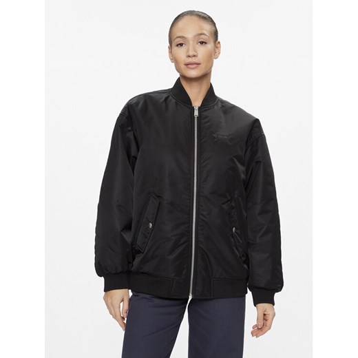 Tommy Jeans Kurtka bomber Tonal DW0DW16563 Czarny Oversize ze sklepu MODIVO w kategorii Kurtki damskie - zdjęcie 182680847