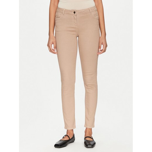 Morgan Jeansy 211-PETRA1 Brązowy Skinny Fit ze sklepu MODIVO w kategorii Jeansy damskie - zdjęcie 182680955