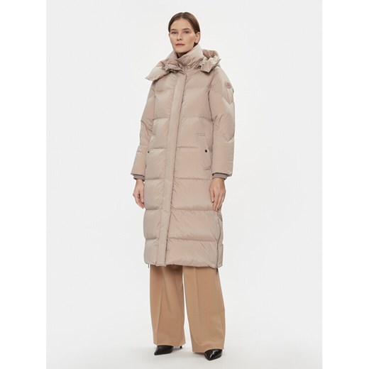 Woolrich Kurtka puchowa Aurora CFWWOU0698FRUT1148 Beżowy Regular Fit ze sklepu MODIVO w kategorii Kurtki damskie - zdjęcie 182681017