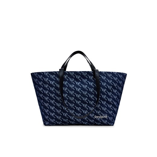 Desigual Torebka Cahuil 24WAXA21 Granatowy ze sklepu MODIVO w kategorii Torby Shopper bag - zdjęcie 182681078