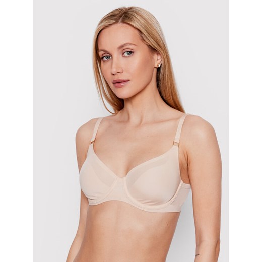 Chantelle Biustonosz z fiszbiną Pure Light C10M10 Beżowy ze sklepu MODIVO w kategorii Biustonosze - zdjęcie 182681207