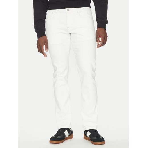Scotch & Soda Jeansy 178933 Biały Slim Fit ze sklepu MODIVO w kategorii Jeansy męskie - zdjęcie 182681208