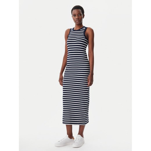 Tommy Hilfiger Sukienka letnia WW0WW38838 Granatowy Slim Fit ze sklepu MODIVO w kategorii Sukienki - zdjęcie 182681209