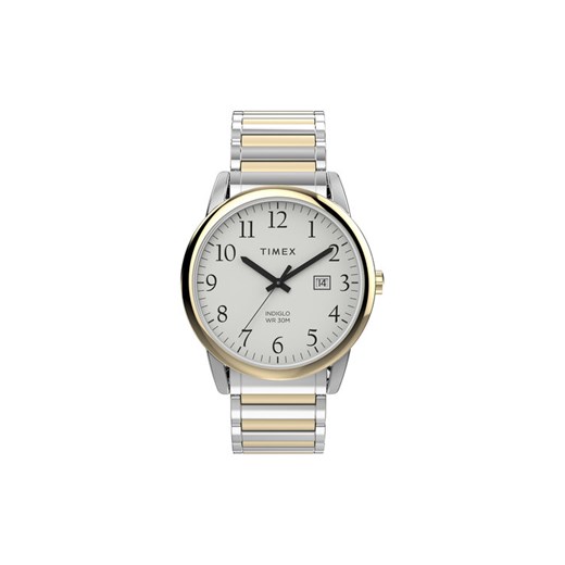Timex Zegarek Easy Reather Classic TW2W52100 Biały ze sklepu MODIVO w kategorii Zegarki - zdjęcie 182681238