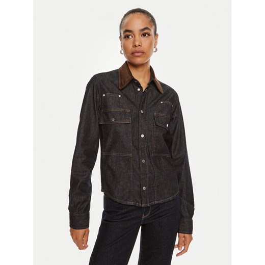 Pinko Koszula jeansowa Coro 103879 A20N Granatowy Regular Fit ze sklepu MODIVO w kategorii Koszule damskie - zdjęcie 182681239