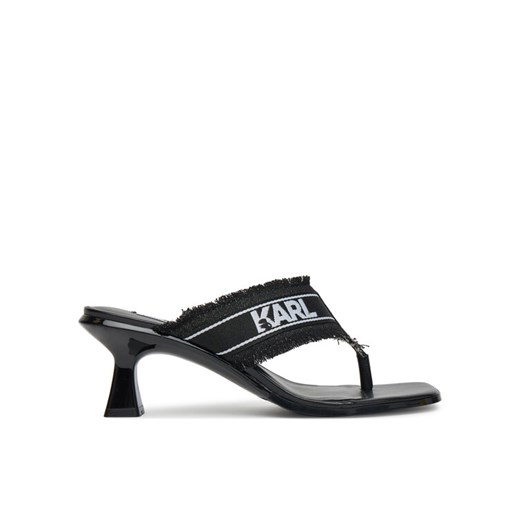 KARL LAGERFELD Japonki Panache II KL30104 Czarny ze sklepu MODIVO w kategorii Klapki damskie - zdjęcie 182681278