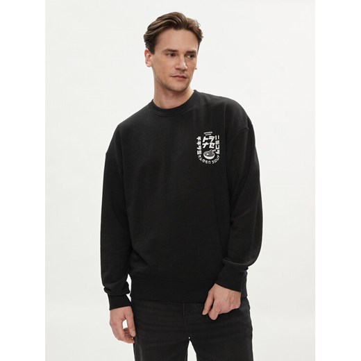 Jack&Jones Bluza Dirk 12249455 Czarny Wide Fit ze sklepu MODIVO w kategorii Bluzy męskie - zdjęcie 182681327
