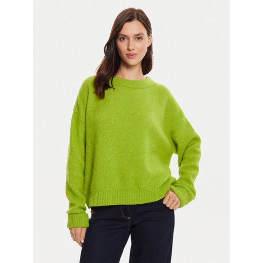 American Vintage Sweter VITO18EH24 Zielony Loose Fit ze sklepu MODIVO w kategorii Swetry damskie - zdjęcie 182681337