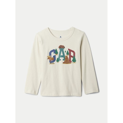 Gap Bluzka 515126-05 Beżowy Regular Fit ze sklepu MODIVO w kategorii Bluzki dziewczęce - zdjęcie 182681387