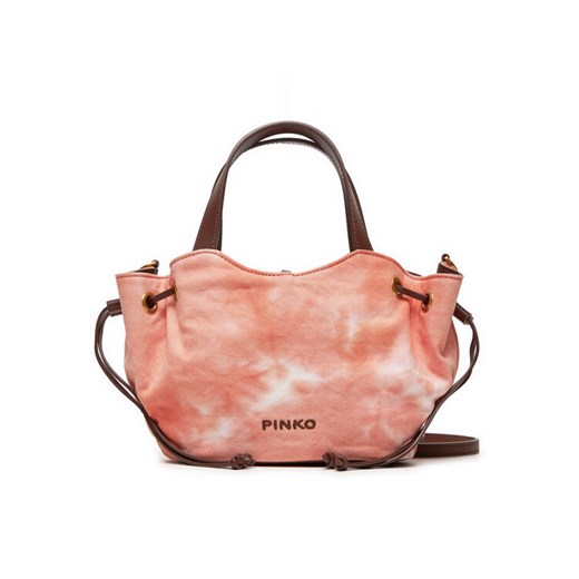 Pinko Torebka Pagoda Small Shopper PE 24 PLTT 102910 A1MB Pomarańczowy ze sklepu MODIVO w kategorii Torby Shopper bag - zdjęcie 182681397