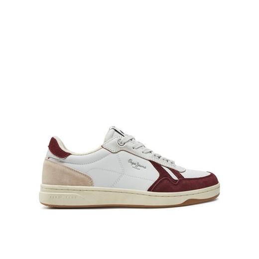 Pepe Jeans Sneakersy Kore Heritage M PMS00026 Biały ze sklepu MODIVO w kategorii Buty sportowe męskie - zdjęcie 182681405
