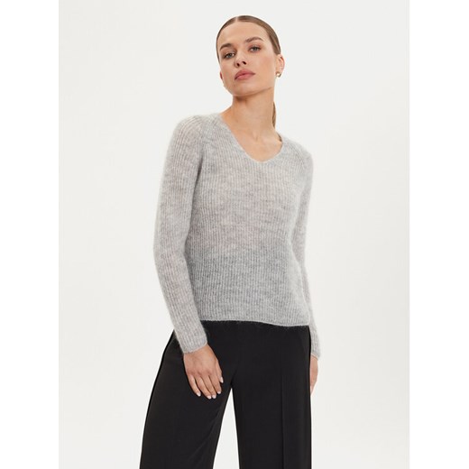 Max Mara Leisure Sweter Fresis 2426366118 Szary Relaxed Fit ze sklepu MODIVO w kategorii Swetry damskie - zdjęcie 182681429