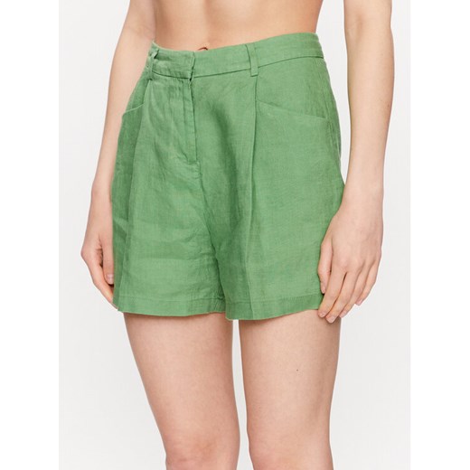 United Colors Of Benetton Szorty materiałowe 4AGHD900K Zielony Regular Fit ze sklepu MODIVO w kategorii Szorty - zdjęcie 182681438