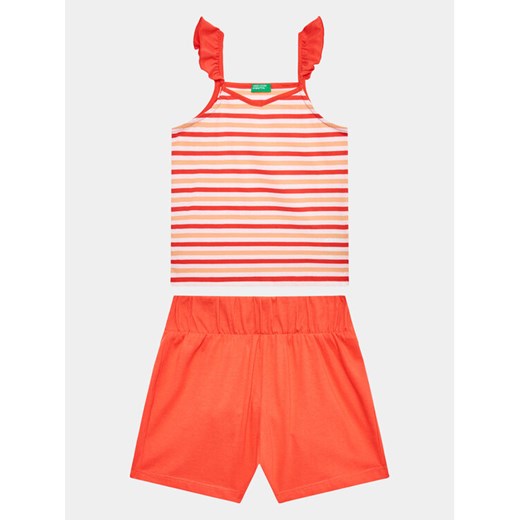 United Colors Of Benetton Komplet top i spodenki 3NVVGK009 Kolorowy Regular Fit ze sklepu MODIVO w kategorii Komplety dziewczęce - zdjęcie 182681608
