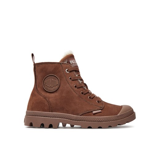 Palladium Trapery PAMPA HI ZIP WL 95982-292-M Brązowy ze sklepu MODIVO w kategorii Workery damskie - zdjęcie 182681629