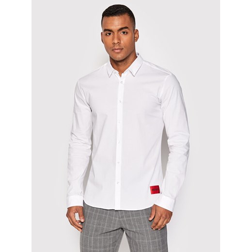 Hugo Koszula Ero3-W 50475687 Biały Extra Slim Fit ze sklepu MODIVO w kategorii Koszule męskie - zdjęcie 182681636