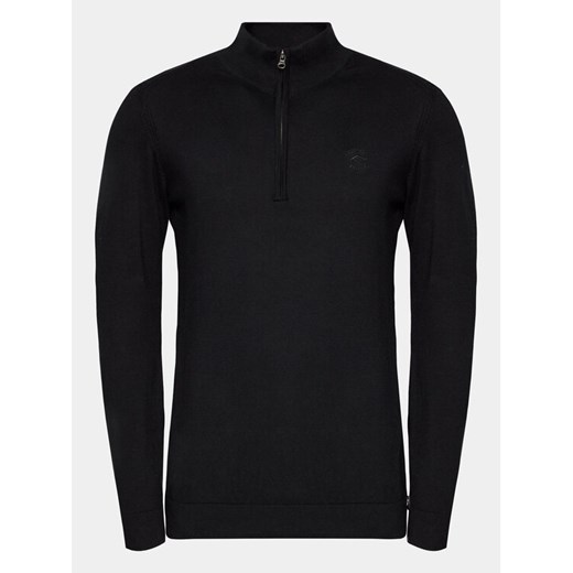 INDICODE Sweter Liliamos 35-698 Czarny Regular Fit ze sklepu MODIVO w kategorii Swetry męskie - zdjęcie 182681716