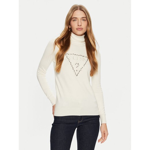Guess Golf Piper W4BR03 Z2NQ2 Écru Regular Fit ze sklepu MODIVO w kategorii Swetry damskie - zdjęcie 182681765
