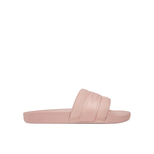 Tommy Hilfiger Klapki Hilfiger Poolside With Webbing FW0FW08529 Różowy ze sklepu MODIVO w kategorii Klapki damskie - zdjęcie 182681838
