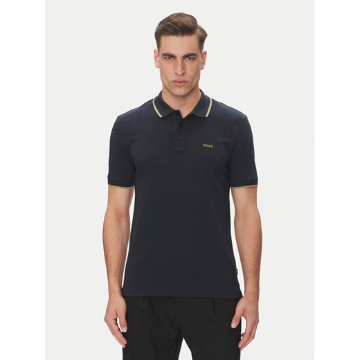 BOSS Polo Parlay 190 50494697 Granatowy Regular Fit ze sklepu MODIVO w kategorii T-shirty męskie - zdjęcie 182681859