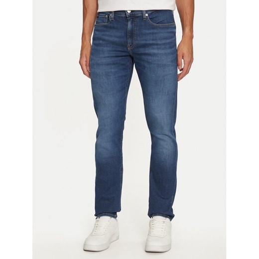 Calvin Klein Jeans Jeansy J30J323686 Niebieski Slim Fit ze sklepu MODIVO w kategorii Jeansy męskie - zdjęcie 182681877