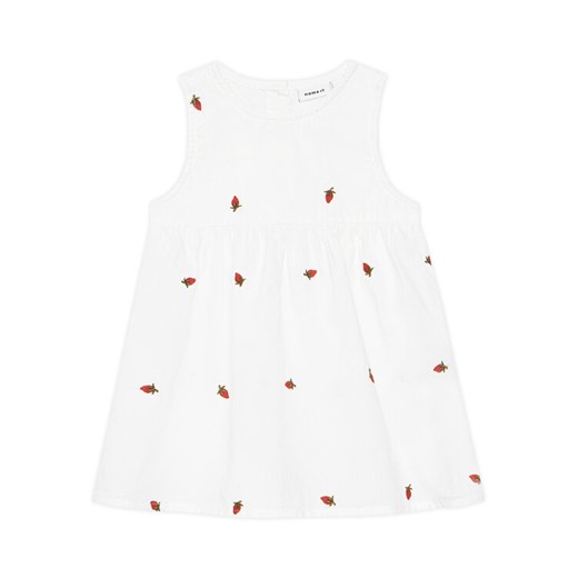 NAME IT Sukienka codzienna Derilla 13240054 Biały Regular Fit ze sklepu MODIVO w kategorii Sukienki niemowlęce - zdjęcie 182681955