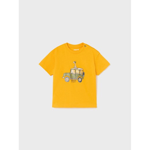 Mayoral T-Shirt 1029 Beżowy Regular Fit ze sklepu MODIVO w kategorii T-shirty chłopięce - zdjęcie 182682006