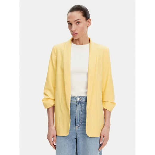 Pieces Marynarka Bosella 17090996 Żółty Regular Fit ze sklepu MODIVO w kategorii Marynarki damskie - zdjęcie 182682037