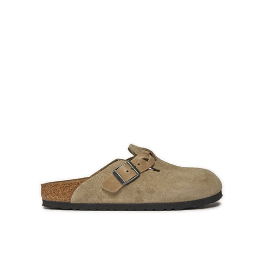 Birkenstock Klapki Boston Braided 1026694 Brązowy ze sklepu MODIVO w kategorii Klapki damskie - zdjęcie 182682146