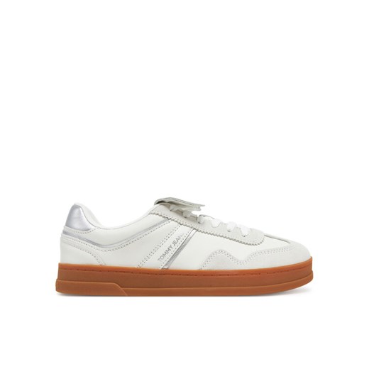 Tommy Jeans Sneakersy The Greenwich Flap EN0EN02715 Biały ze sklepu MODIVO w kategorii Buty sportowe damskie - zdjęcie 182682156