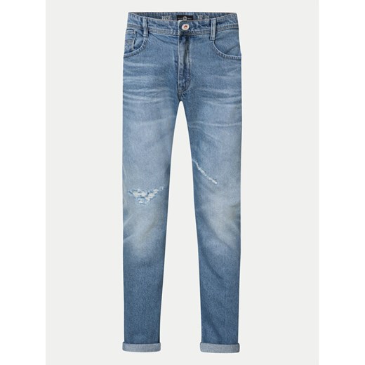 Petrol Industries Jeansy M-1040-DNM056 Niebieski Tapered Fit ze sklepu MODIVO w kategorii Jeansy męskie - zdjęcie 182682187