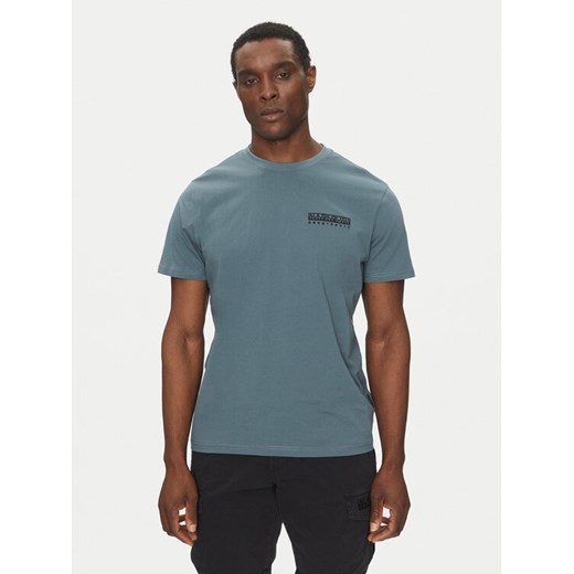 Napapijri T-Shirt S-Vignoni NP0A4ILX Niebieski Regular Fit ze sklepu MODIVO w kategorii T-shirty męskie - zdjęcie 182682215