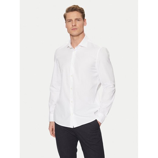 Marc O'Polo Koszula B21750442256 Biały Regular Fit ze sklepu MODIVO w kategorii Koszule męskie - zdjęcie 182682245