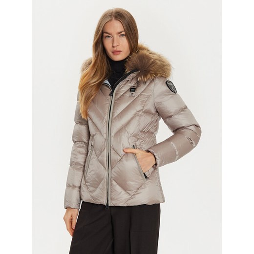 Blauer Kurtka puchowa 24WBLDC03051 Szary Regular Fit ze sklepu MODIVO w kategorii Kurtki damskie - zdjęcie 182682377